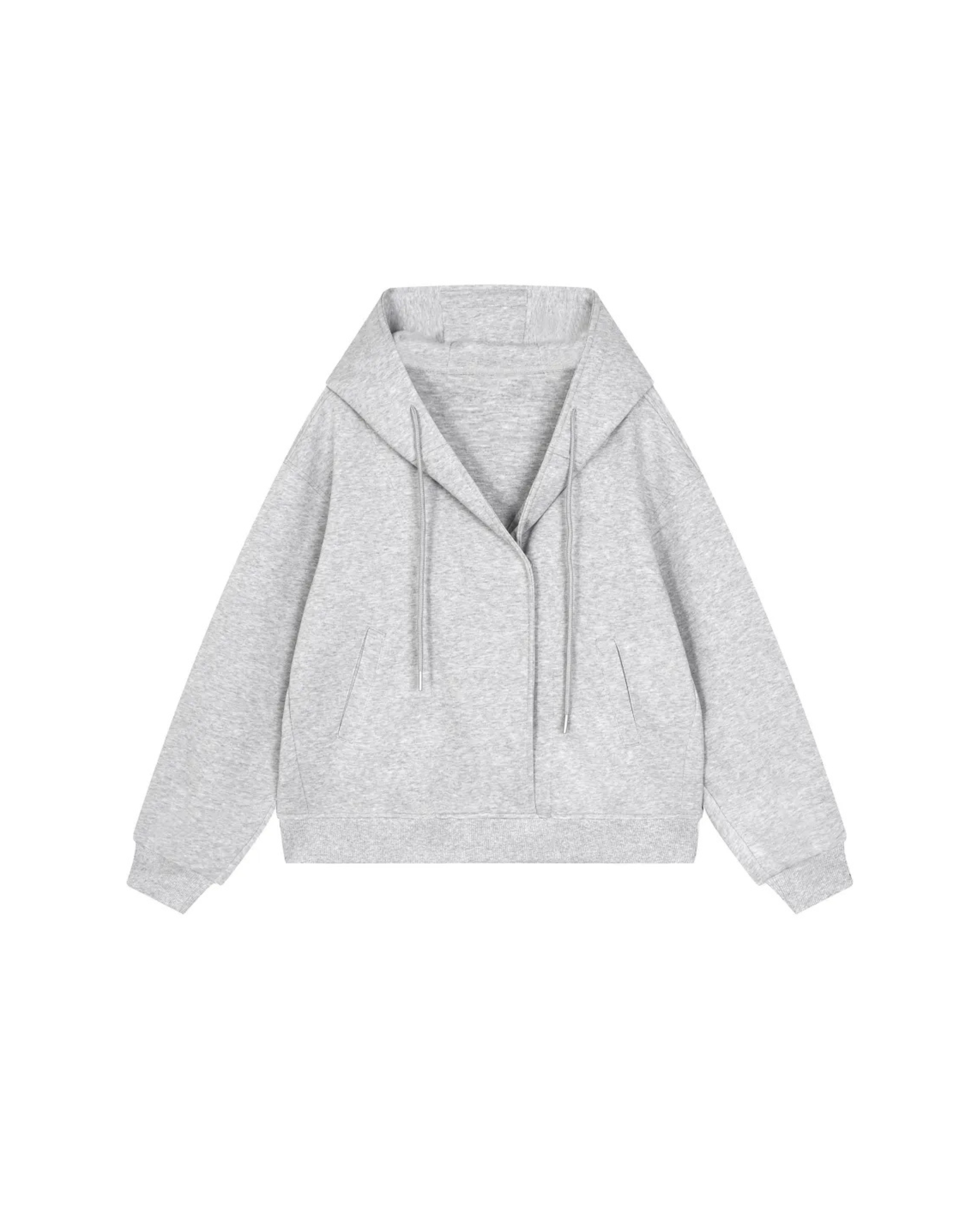 "Jeogori" Hanbok Zip (Grey)