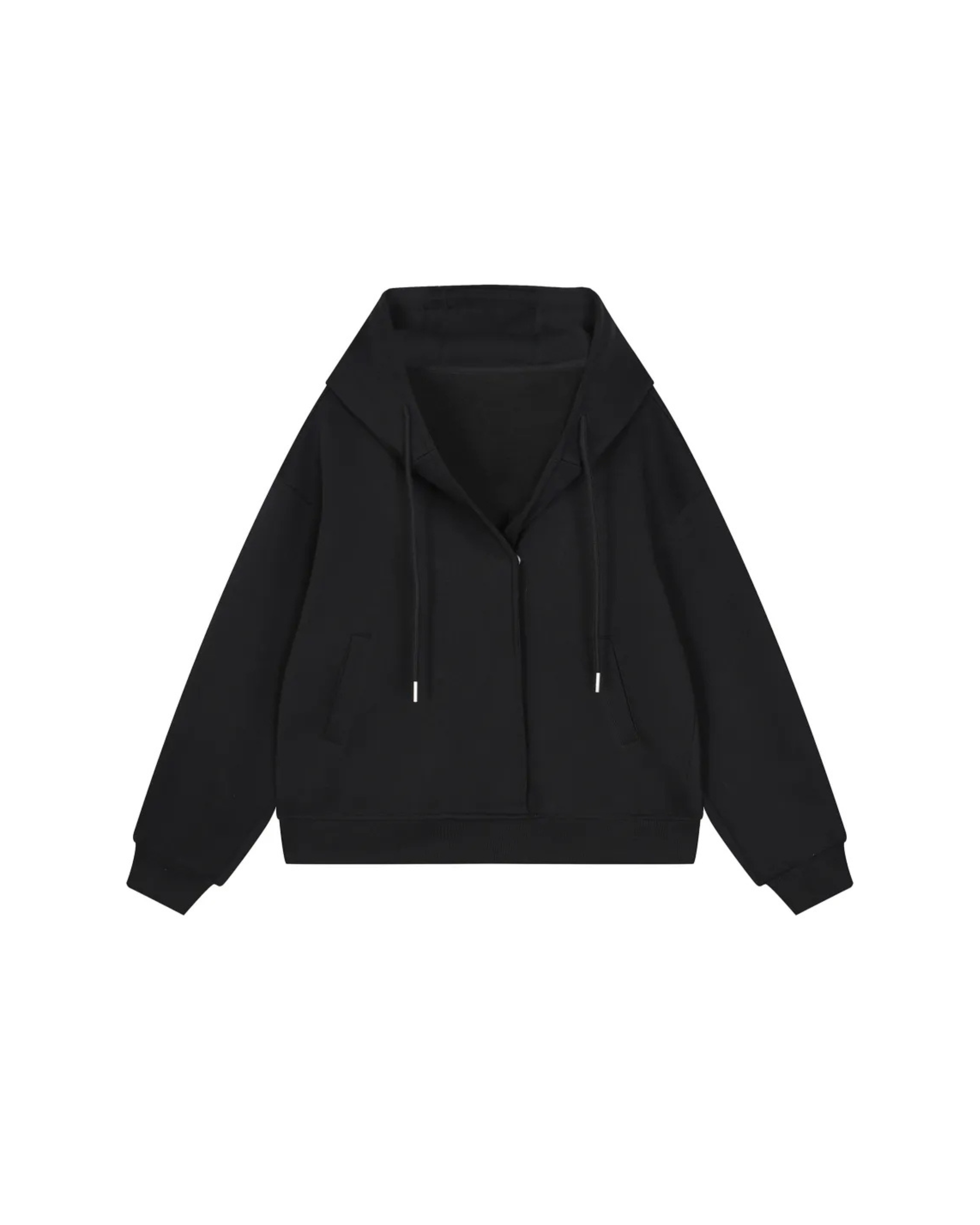 "Jeogori" Hanbok Zip (Black)